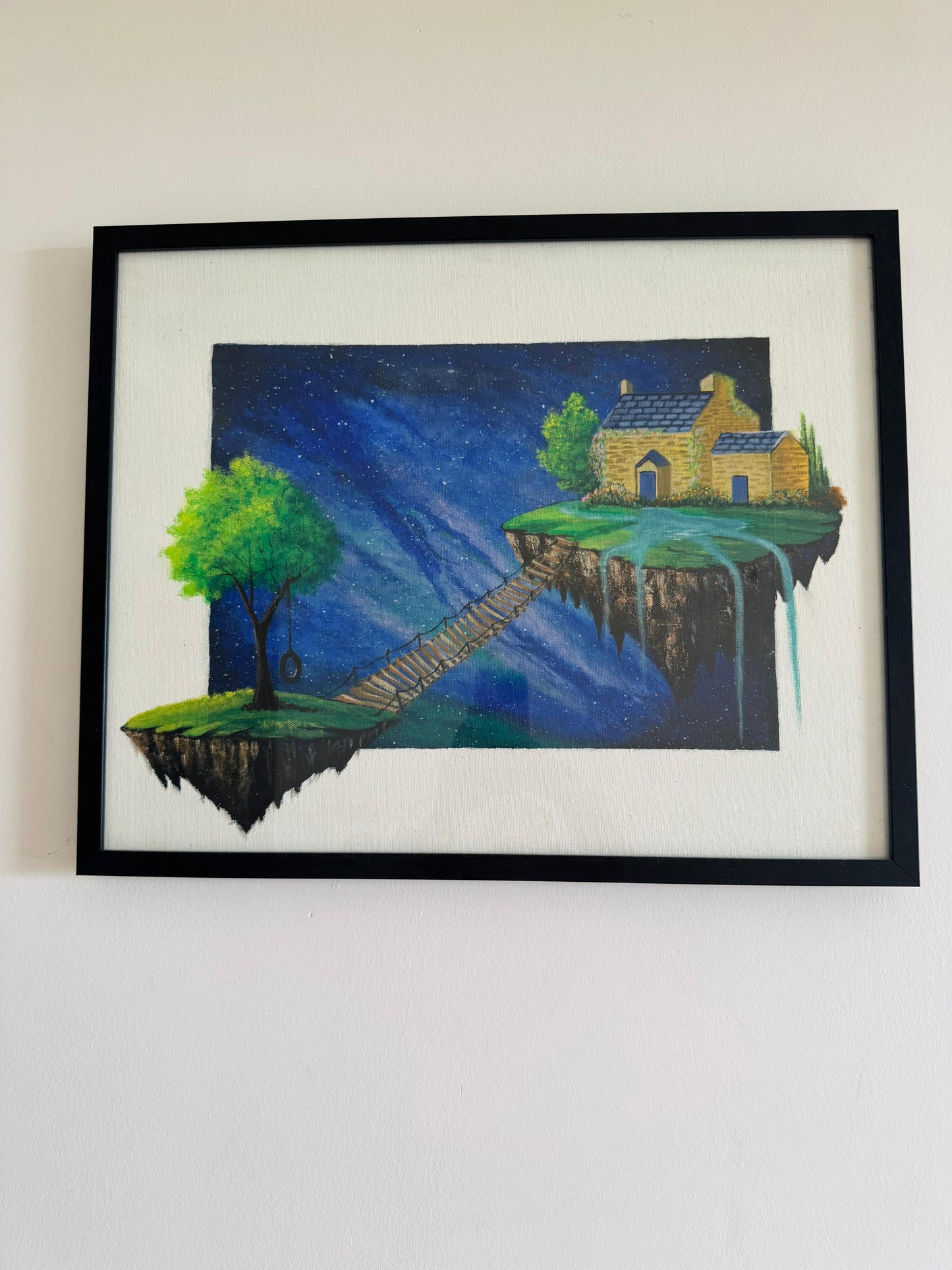 "Between Worlds" (Paintng on Canvas)