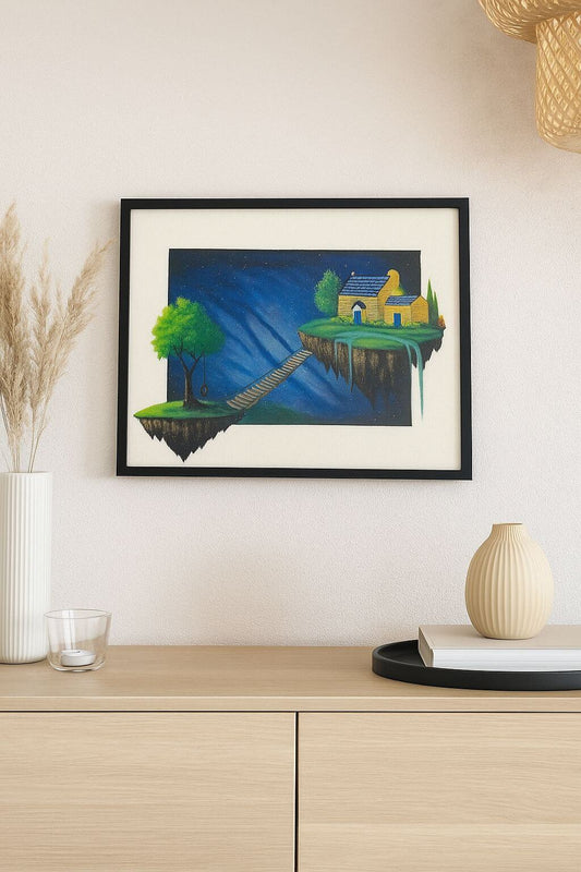 "Between Worlds" (Paintng on Canvas)