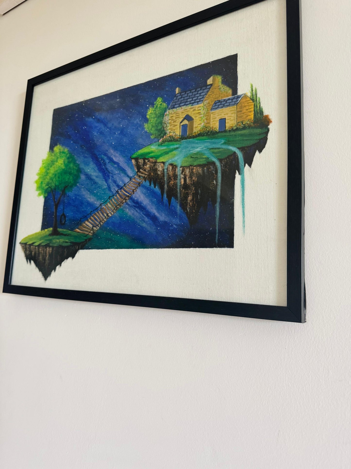 "Between Worlds" (Paintng on Canvas)